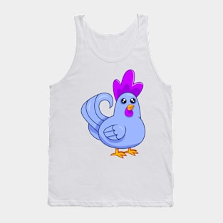 Blue Chicken Tank Top